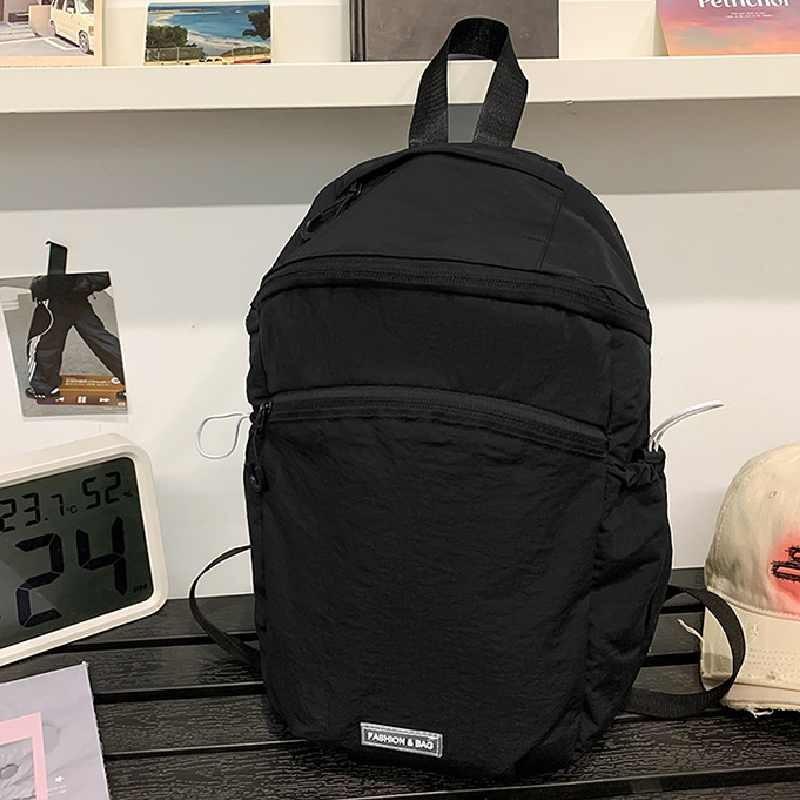 Nylon Casual Lightweight Small Backpack With Ventilated Straps For Travel Hiking