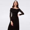 Summer Women's Fashion Slim Fit Long Sleeve Dress, Casual Daily Party Dress for European American