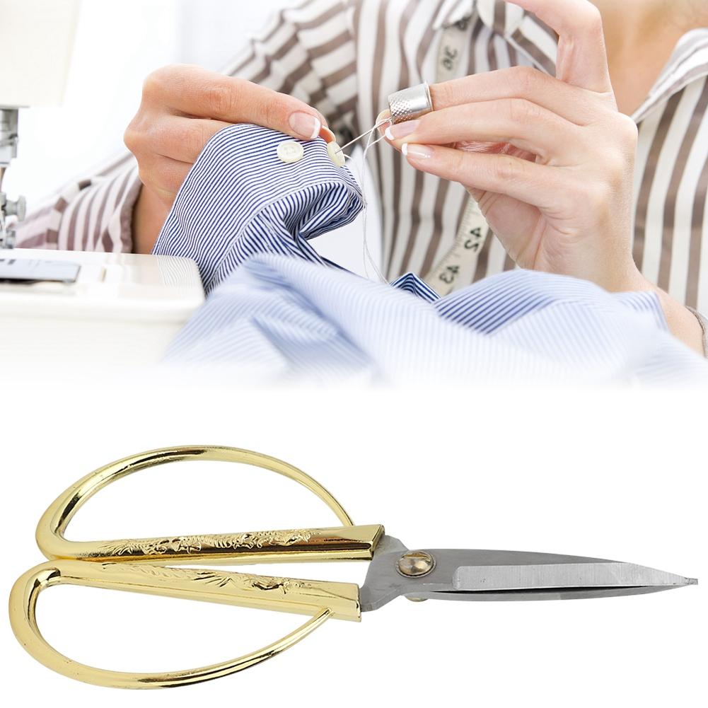 Household Stainless Steel Scissors with Beautiful Chinese Dragon Phoenix Pattern Handle (3.5 )