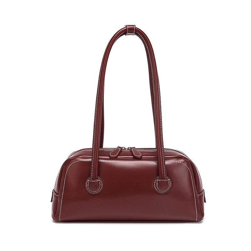 Autumn And Winter Retro Simple Underarm Shoulder Bag Premium Sense Versatile Commuter Handbag Boston Bag