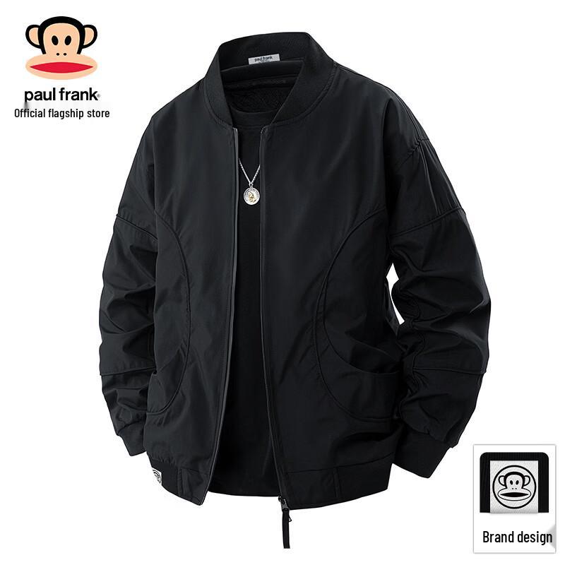 Paul Frank Men's Casual Stand Collar Varsity Jacket