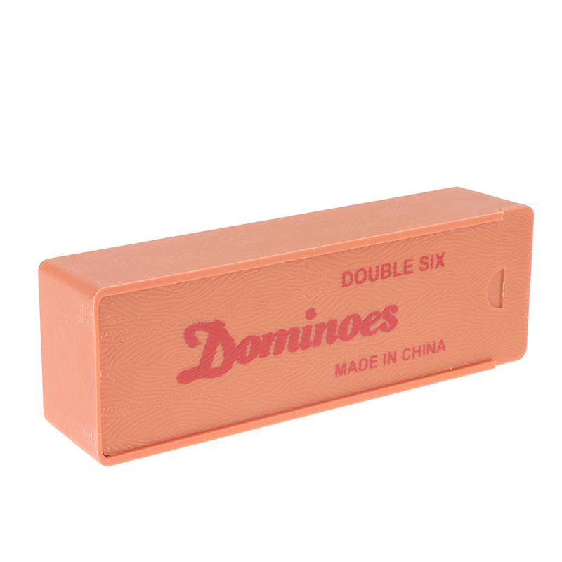 Domino Game Set With Box Melamine 28 Dominoes Tiles Gifts Professional Table Game Multifunctional For Family Game Decor