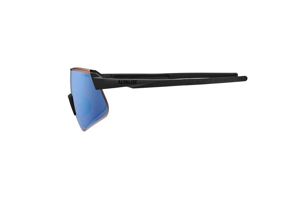 Altalist HAYATE R2 Lens by ZEISS Matt Black Temple Blue Mirror Lens [ALTALIST] (Hayate R2) (Beads (ZEISS))