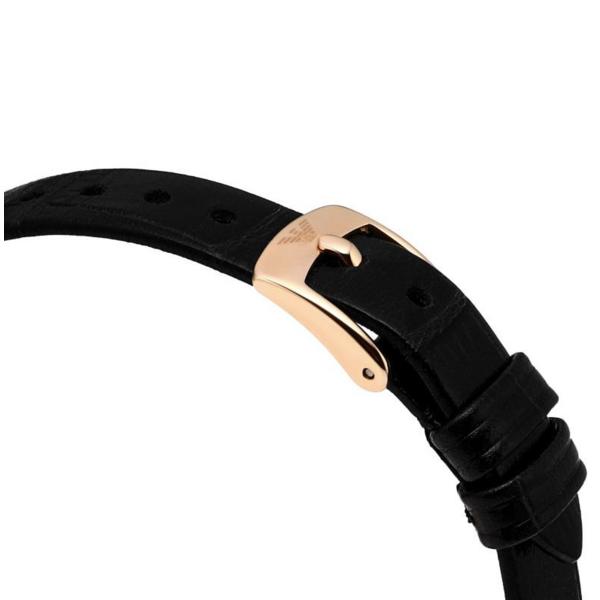 Armani Women's Rosa Mother of Pearl Dial Leather Watch AR11356 + Case