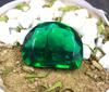 76.25 Carat Green Moldavite Fancy Shape Lab Created Certified Gemstone SN398