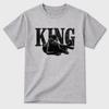 King Black Cat Graphic Tee. Streetwear Brand Graphic T-Shirt. AJ6 Cap and Gown