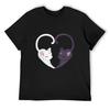 Mond Katze Herz T-Shirt Anime T-Shirt Shirts Grafik-Tees lustige Geschenke Herren T-Shirts hohe Qualität