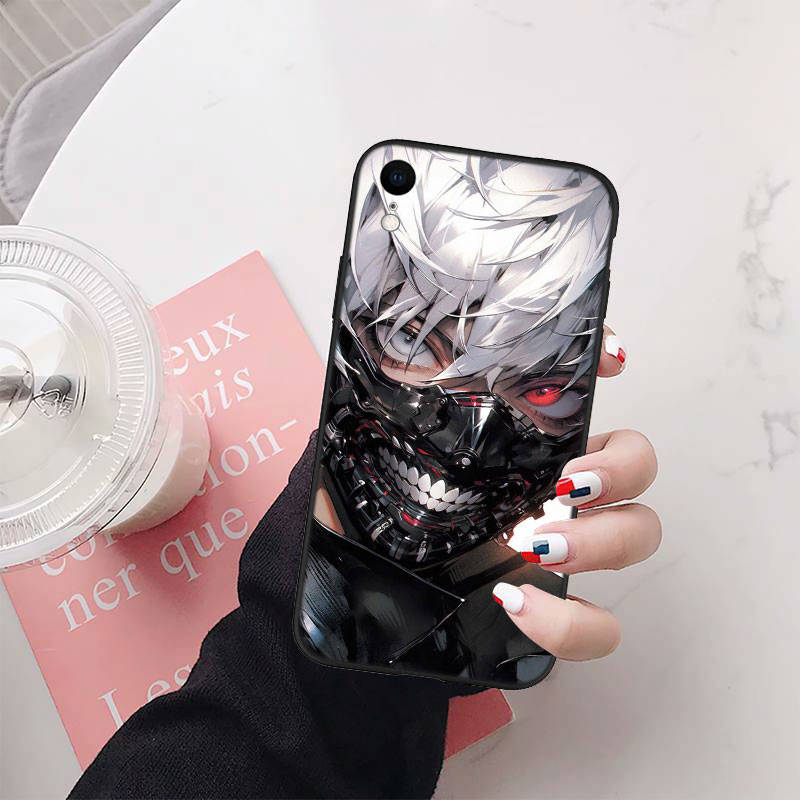 Pouzdro na telefon Tokyo Ghoul pro iPhone 6 6s 7 8 11 12 13 14 15 XS Pro Max XR X SE Samsung S20 S21 S22 S23 S24 FE Ultra S8 S9 S10 Plus Lite S21S S10E