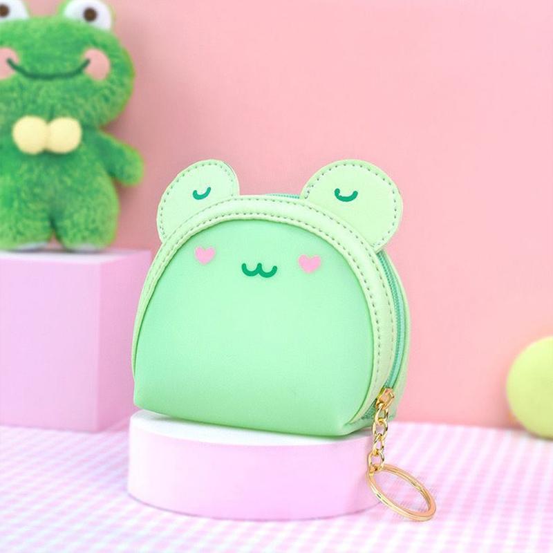 Cartoon Jelly Color Cute Animal Coin Purse Gift Couple Zipper Wallet