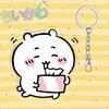 Cute Chiikawa 6cm Nanka Chiisakute Kawaii Yatsu Keychain Usagi School Bag Decorate Kawaii Keyring Anime Acrylic Holiday Gifts