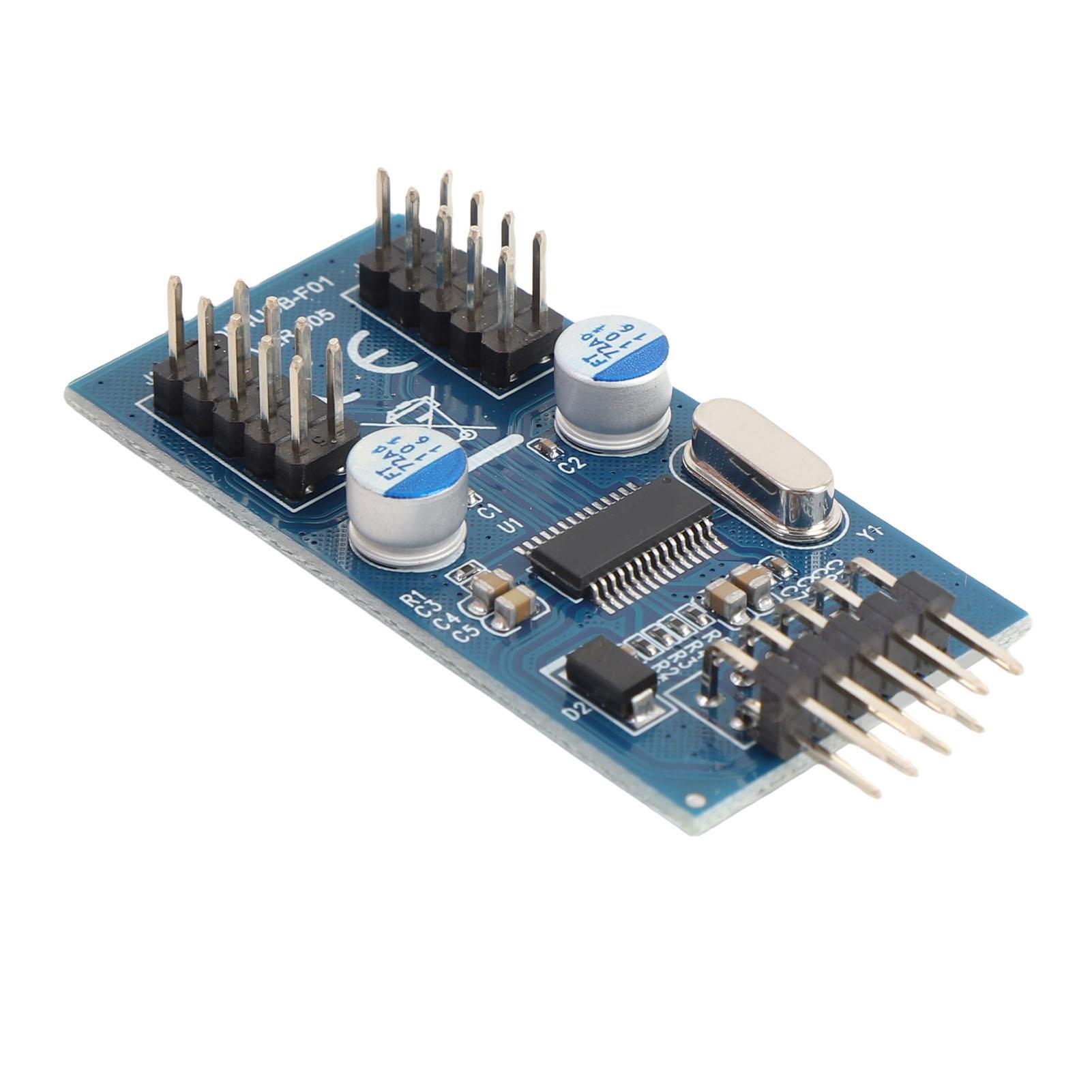 

Motherboard USB 2.0 9 Pin Header to 2 Port Hub Splitter 11.8 Inch USB 9 Pin Internal Cable Adapter for CPU