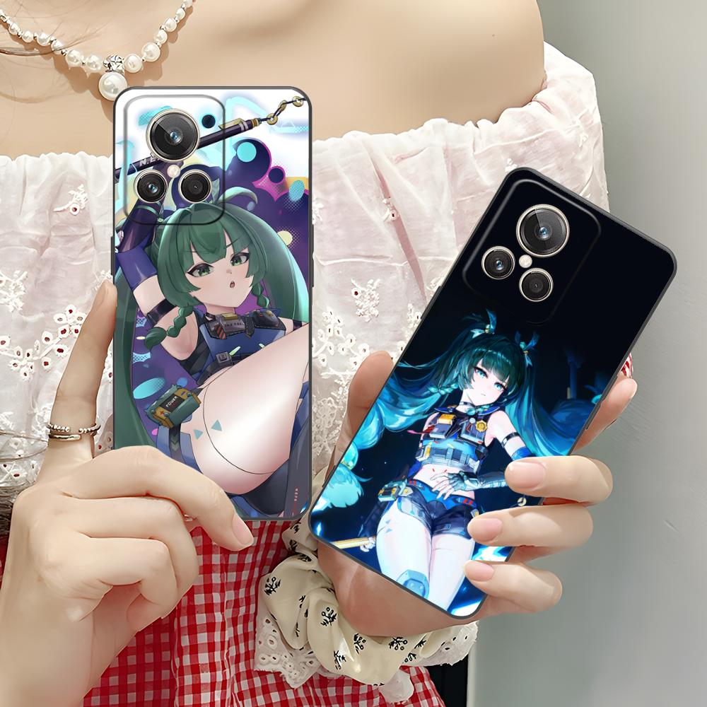 Zenless Zone Zero QingYi Phone Case for Realme 15 14 13 12 11 10 9 Pro Plus T i Lite 5G Colorful Printing Cover Cover Smartphone