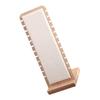 Jewelry Display Stand Necklace Earring Rings Organizer  White Leather