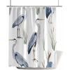 Shower Curtain, 72 x 72 Inches Shower Curtain Liner, Birds Heron in The Water Shower Curtains for Bathroom, Shower Stall & Bathtubs, Waterproof