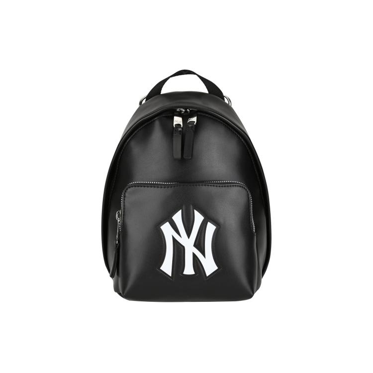 New MLB Polyester With PU Backpack Shoulder Bag, Crossbody Bag Regular Unisex Black 32BGP4941-50L