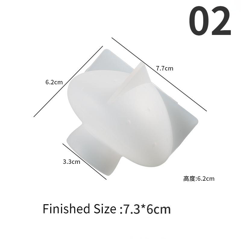 3D Mushroom Shape Candle Mold DIY Silicone Candle Making Mold Aroma Soy Wax Handmade Soap Mould Kitchen Chocolate Baking Mold