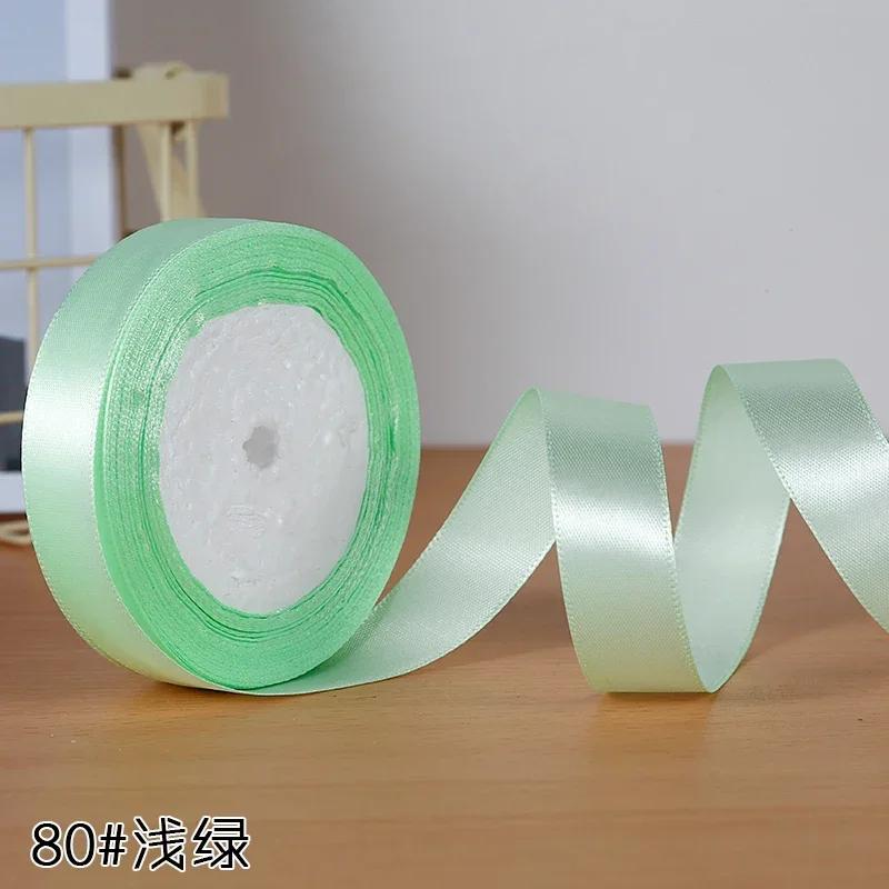 22meters 20mm Faced Satin Ribbon for DIY Silk Satin Ribbons Crafts Bow Handmade Gift Wrap Party Wedding Clothing Accessories