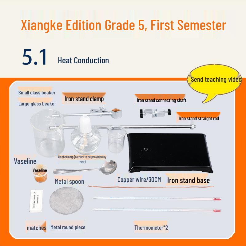 Xiangke Fifth Grade Science Experiment Kit: Craft Materials, Equipment, and Learning Aids for Heat Conduction