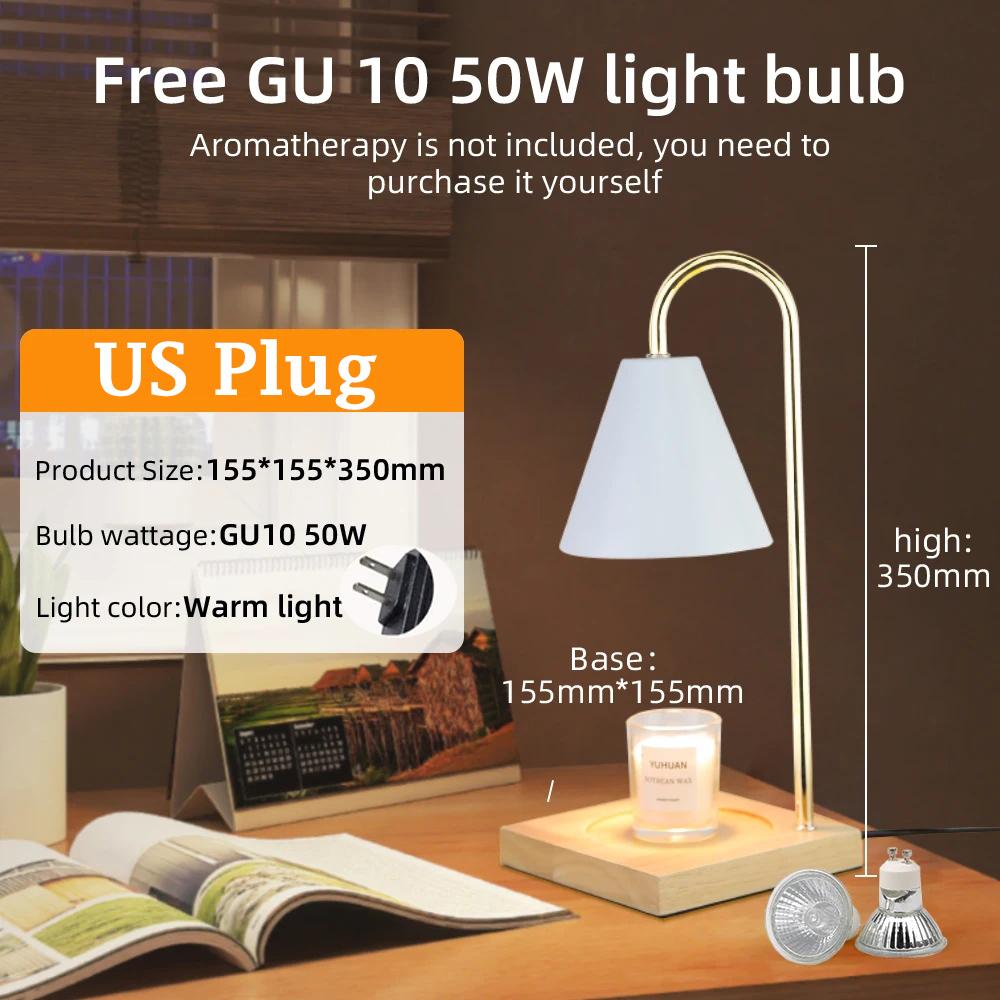 Kerzenwärmer-Lampen mit Glühbirne, dimmbare Tischleuchte, Atmosphäre, Schreibtisch, Nachttischlampe für Schlafzimmer, Heimdekoration, Beleuchtung, Frauen, Mädchen, Geschenke