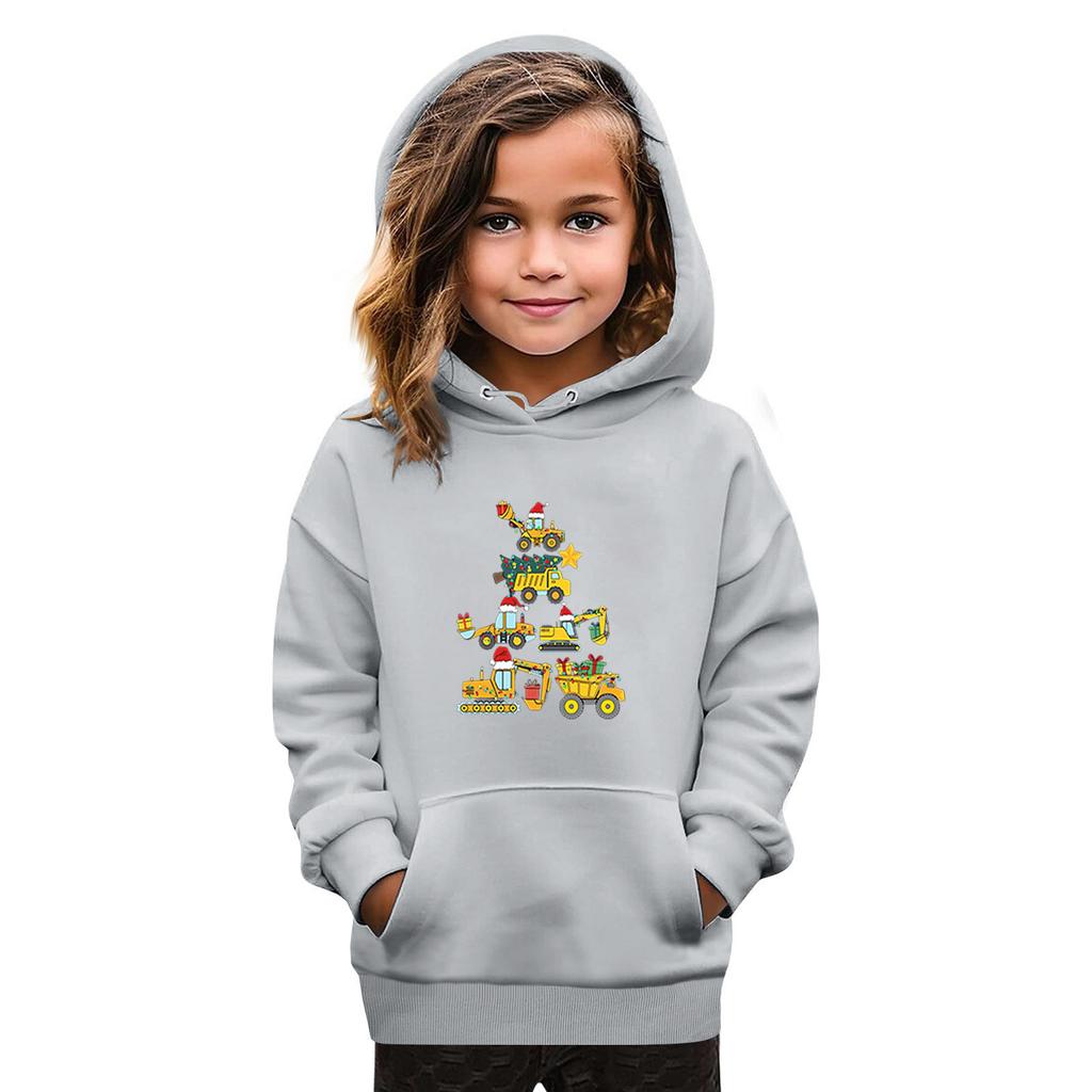 Sweatshirts For Teen Girls Hoodies Long Sleeve Drawstring Pullover Cute Oversized Hoodie Christmas Day