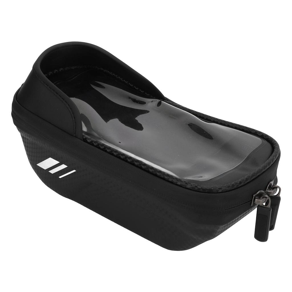 Fahrradhandytasche EVA TPU Langlebig Sonnenblende Wasserdichter Reißverschluss Sensibler Touchscreen Fahrradhandyhalter