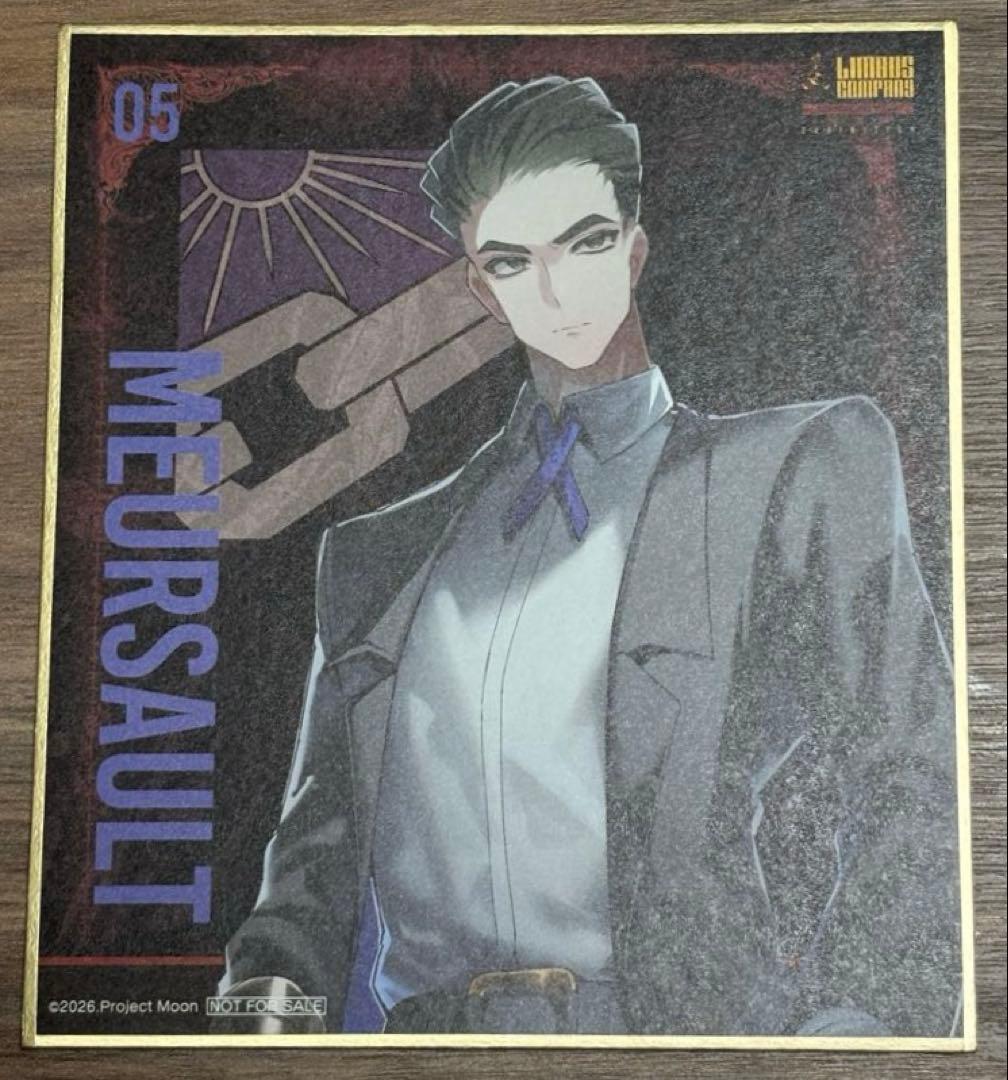 

[USED] Limbus Company Exhibition: Hell Chapter - Admission Bonus: Mini Shikishi (illustrated board) by Meursault