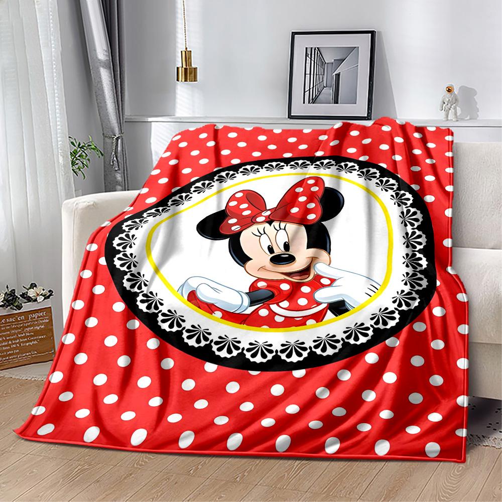 Christmas Mickey Mouse Blanket Gift Blanket Warmthful Decor Suitable for Sofa Couch Office Bed Picnics Design Gifts Friends Y15