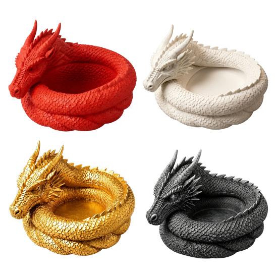 3D Printed Fantasy Dragon Catchall, Gothic Dragon Catchall Bowl, Desktop Key Storage Tray, Jewelry Tray Organizer, Desk Companion for Home Office Room