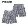 Creature Marine Europee e Americane Elementi Floreali Pantaloncini Casual da Uomo Pantaloni da Spiaggia