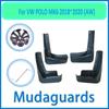 For Volkswagen VW Polo MK6 AW 2018    Front Rear Car Fender Mudguard Mud Flaps Guard Splash Flap Car Accessories