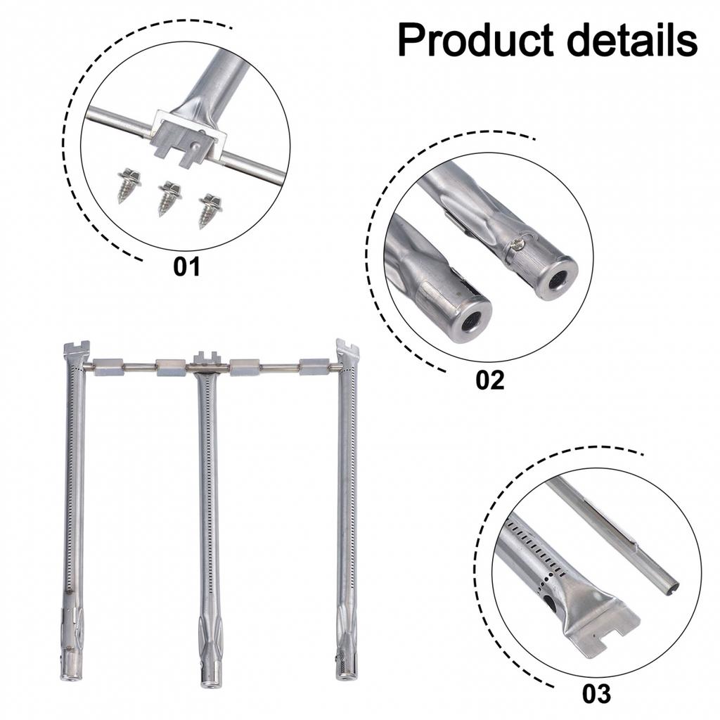 For Weber BBQ Burner Set Compatible With For Spirit E310 And Other Models