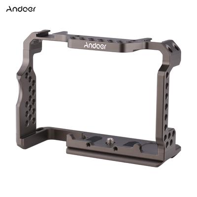 Andoer Aluminiumlegering Camera Kooi Video Rig Vervanging voor Sony A7R III/ A7 II/ A7III