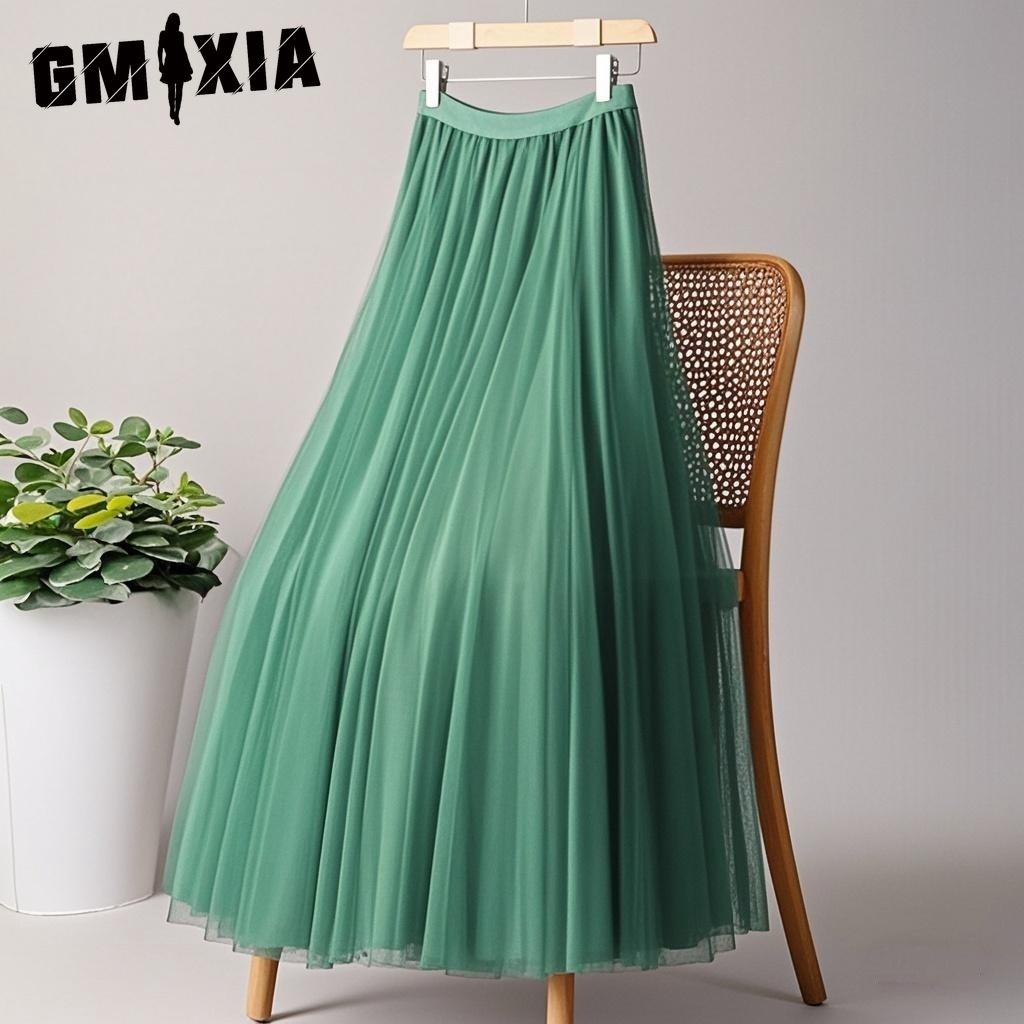 GMXIA 28 Colors Women's Fashion Casual Summer Spring Skirt