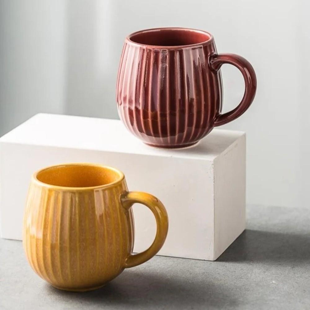 New 500ml Coffee Mugs Ceramic With Handle Milk Tea Cup Breakfast Cup