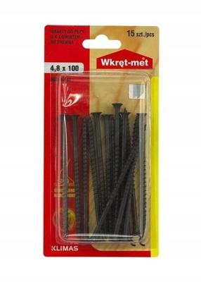 Screw for Attaching Plasterboards To Wood 48x100mm 15pcs