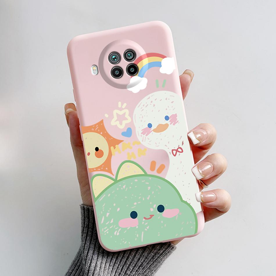 For Xiaomi Mi 10T Lite Case Cute Cat Cartoon Bear Frog Soft Silicone Back Cover For Xiaomi Mi10T 10 T Lite 5G Bumper Phone Case