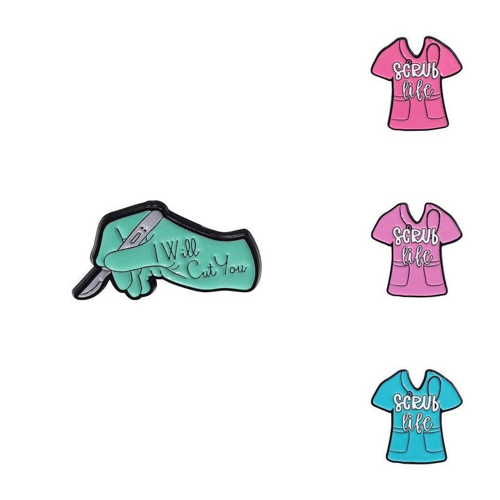 Eye-catching Cartoon Character Brooches In Alloy For Nurses And Medical Professionals