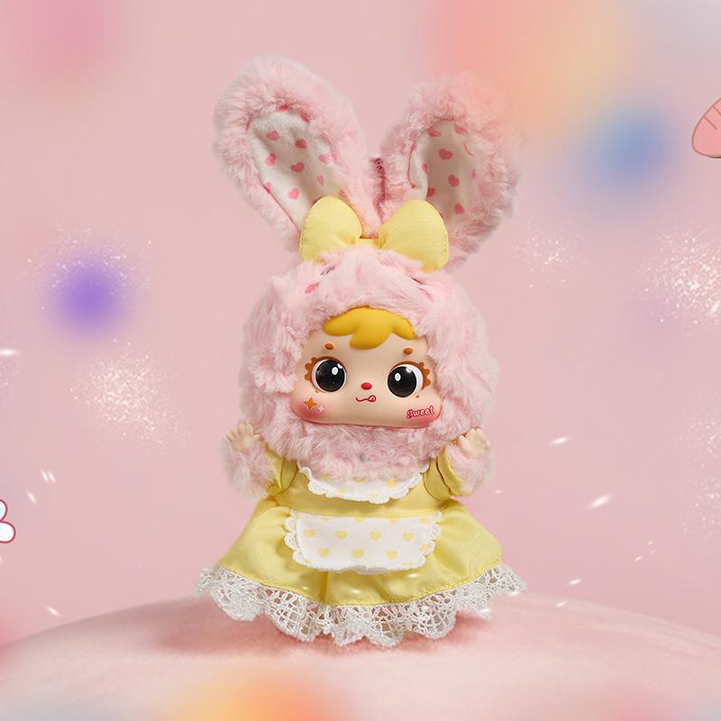 New Samuel Rainbow Rabbit Baby Series Plush Blind Box Cute Rabbit Doll Keychain Pendant Bedroom Decoration Ornament Holiday Gift