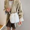 Women's 2025 Crossbody Plush Shoulder Bag - Korean Autumn/Winter Bucket Style