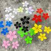3Pcs Various Colors Pretty Flower Car Decals For Auto Rear Window Bumper Body Helmet Cover Scratches Water-Repellent Blossom Decals