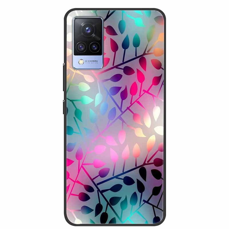 For Vivo S9 V21 V21e Case Black Silicone Back Cover Case For Vivo V21 S9 V21e Phone Cases Cover V 21 e S 9 Funda Coque Cartoon