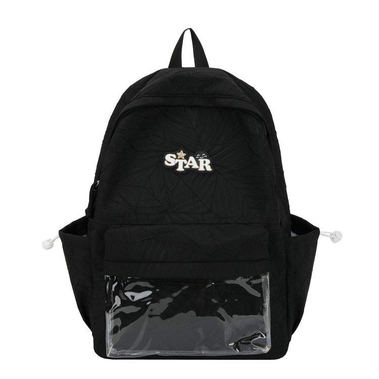 Schoolbag1011 New Cream Style Versatile High Value Student School Bag College Style Korean Large Capacity Backpack