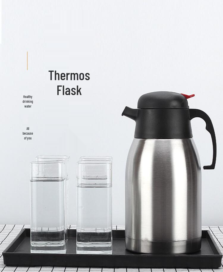 Vacuum Insulated Stainless Steel Kettle for Home, Coffee, Tea, or Restaurant Use