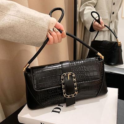 Leichte Luxus-Textur Vintage Achseltasche Damen Neu Französischer Stil Hochwertiges Gefühl Einzelne Schultertasche Mode Chic Handtasche