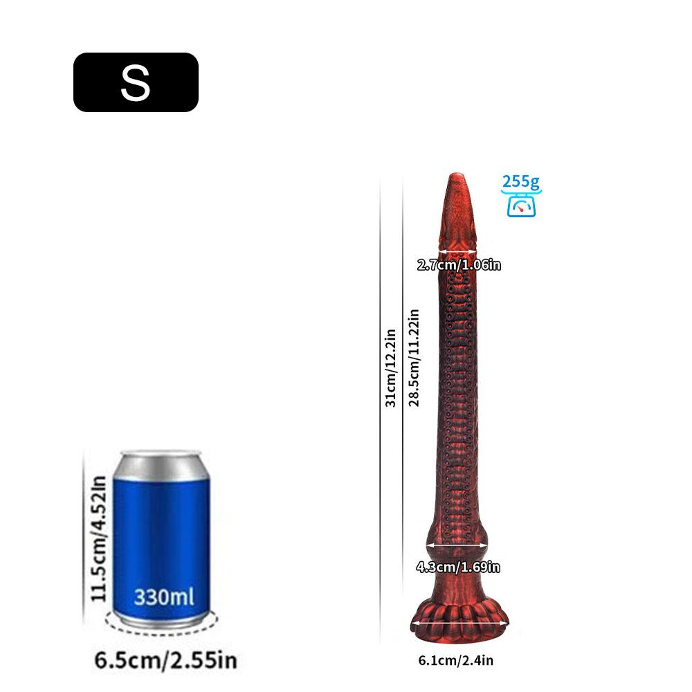 Super Huge Luminous Long Butt Plug Silicone Dildo Octopus Tentacles Anal Plug Dildo, Prostate Massage, BDSM Dilatador, 33"