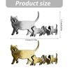 Adorable Cats Family Brooch Elegant Alloy Animal Pin For Casual Outfits And Formal Wear Gift For Cats Lovers
