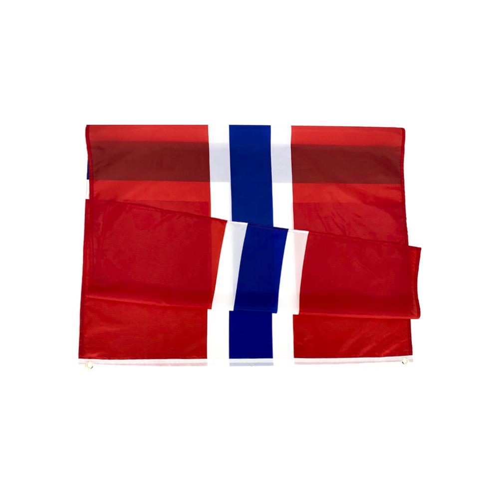 FLAGoal 3x5FT Norwegen Flagge Rot Weiß Blau Farbe Lebendig Nicht verblassend Qualitätsmaterial Außen Innen Nutzung