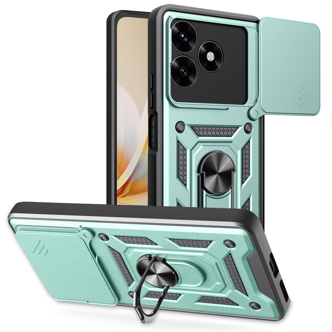 

Camera Protect Case for Honor X5C 4G Honor X5C Plus + Honor Play 10A 4G play10 Armor Hybrid Metal Ring Holder Cover Honor Play10