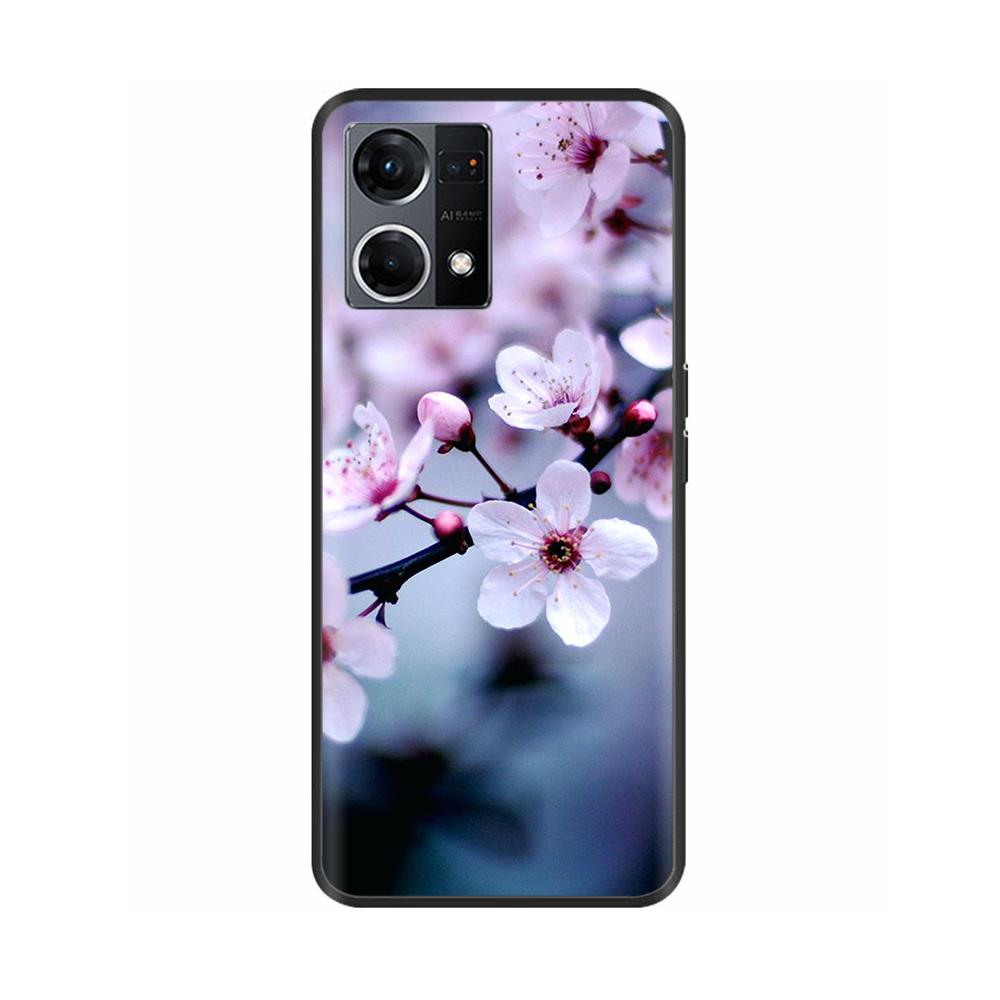 Hülle für Oppo Reno7 4G Hülle Reno7 Silikon Weich Stoßfest TPU Rückseiten für OPPO F21 Pro Reno 7 4G Hülle Schwarze Bumper Fundas