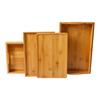 Japanese Bamboo Rectangular Tea Tray - Versatile for Household, Restaurant, Barbecue, Water Cup Storage, and Serving.
